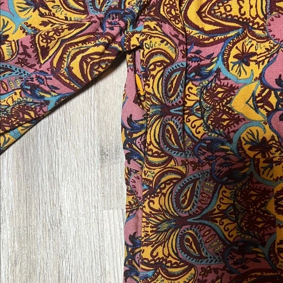 FREE PEOPLE OSSIE VIBES BELL SLEEVES TUNIC DRESS Size 6 - Picture 5 of 8